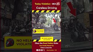 Today Violation 363  Secure Your Ride with Helmet otr obeytherules chennaitrafficpolice [upl. by Yenhoj]