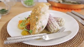 Simple Pan Roasted Chicken Breast in a Butter Sauce [upl. by Larkins]