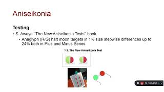 Anisometropia and aniseikonia testing [upl. by Yedok]