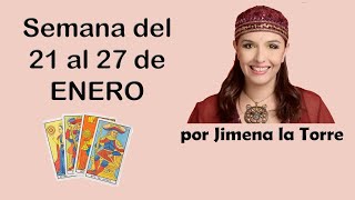 semana del 21 al 27 de enero predicciones tarot jimenalatorre [upl. by Amiaj796]