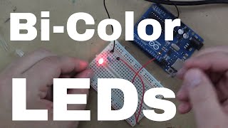 Arduino Prototyping Outputs 70 LEDs BiColor [upl. by Bratton711]