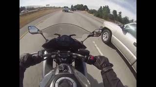 Kawasaki Ninja 650 SPEEDING HAD TO BE AT WORK [upl. by Cooe734]