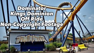 Dominator Kings Dominion Off Ride NonCopyright Footage  Coasterfury [upl. by Neyuq]