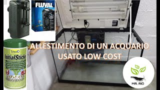 Allestimento di un acquario LOW COST [upl. by Gibby]