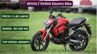 REVOLT RV400 Electric Bike  Price  Range  Top Speed [upl. by Torr]