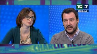 Salvini insulta Quartapelle Ma sa che lei è squallida [upl. by Ijan817]