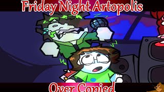 Friday Night Funkin Friday Night Artopolis FNF Mod  NanHolo vs BF  Over Copied [upl. by Heeley]