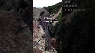 Free Solo Downclimbing quotYodeling Movesquot Boulder Flatirons Colorado rock climbing shorts climbing [upl. by Enella507]