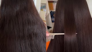 DIY Keratin Haarglättung I Dauerhafte Haarglättung selber machen [upl. by Niawat]