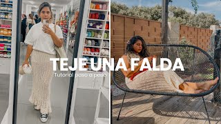 ¿Te gustan las FALDAS LARGAS 🤔 APRENDE cómo una FALDA a CROCHET 🧶 2ª PARTE [upl. by Nadia]