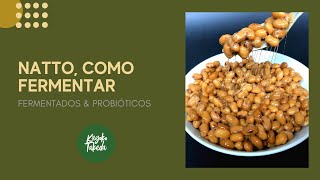 NATTO COMO FERMENTAR  ALIMENTO FERMENTADO E PROBIÓTICO [upl. by Aran276]