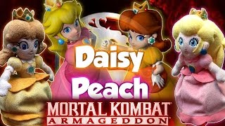 ABM Princess Peach vs Princess Daisy  Mortal Kombat Armageddon HD [upl. by Suzie]