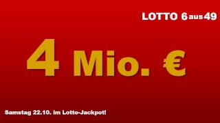 Lotto am Samstag online spielen  4 Mio € zu gewinnen [upl. by Eckmann]