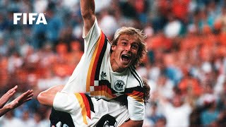 🇩🇪 Jurgen Klinsmann  FIFA World Cup Goals [upl. by Holland858]