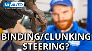 Steering Feels amp Sounds Clunky How to Diagnose the Steering Shaft Joints [upl. by Bartolemo261]