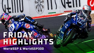 All that happened on Friday at MagnyCours 🍿  FRAWorldSBK 🇫🇷 Highlights [upl. by Jervis511]