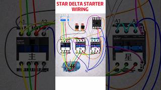 Star delta starter wiring electrical electric electrician starter RLElectrical [upl. by Eceinej138]