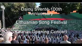 Lithuanian Song Festival 2024 The centenary celebrates Lithuania [upl. by Grover]