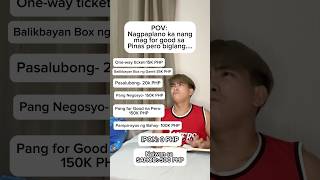 POV OFW nag paplano mag for good sa Pinas…😆😅 foryouviral funny shorts2024 fypシ゚ povviral [upl. by Raddie]