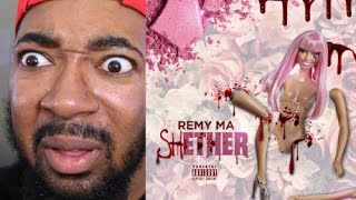 Remy Ma quotSHETHERquot Nicki Minaj Diss Over Nas quotEtherquot WSHH Exclusive  Official Audio REACTION [upl. by Ailesor]