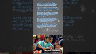 💔Venmathi Venmathiye Song Lyrics Minnale song lyrical video வெண்மதி வெண்மதியே letschill chillbgm [upl. by Stryker]