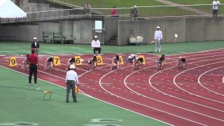 2011年北九州高校総体 女子100m決勝 [upl. by Venditti588]