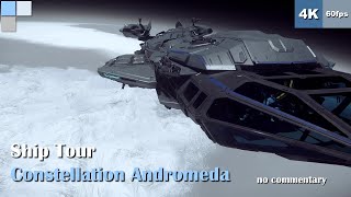 Ship Tour  RSI Constellation Andromeda  Star Citizen Alpha 322  Relaxing 4K 60fps [upl. by Stuart]