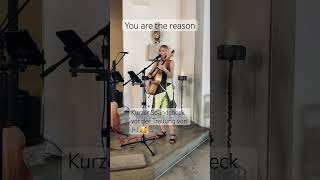 You are the reasonSoundcheck vor der Trauung 🥰 hochzeitsgesang livemusik romantisch [upl. by Pacificas692]