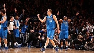 Dirk Nowitzki Rattles in the Buzzer Beater to Beat the Knicks [upl. by Nona628]