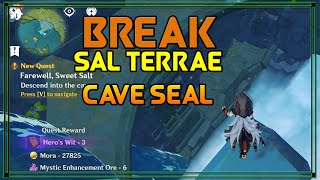 How To Break Sal Terrae Cave Seal Genshin Impact [upl. by Nyltiak]