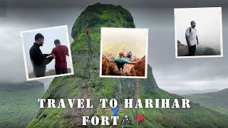 Travel to Harihar fort nashik Maharashtra [upl. by Latrell]