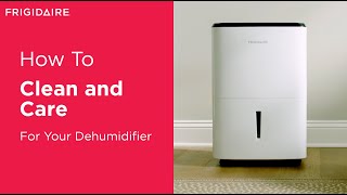 How To Clean and Care For Your Dehumidifier [upl. by Revlys]