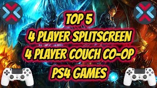 Top 5 4 Player Couch CoopSplitScreen Games Playstation 4 [upl. by Treborsemaj]