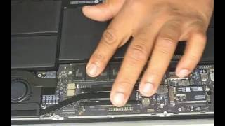 Macbook Air A1465 SSd Hard Drive Replacement [upl. by Nelyahs]