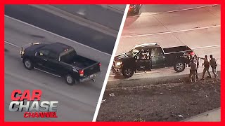 Full Car Chase Carjacking suspected chased through Los Angeles  Car Chase Channel [upl. by Ring]