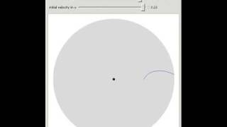 Particle Moving on a Rotating Disk [upl. by Haleelahk]