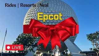 🔴 Live  Experience Epcot for the Holidays  Walt Disney World 11152023 [upl. by Madalyn]