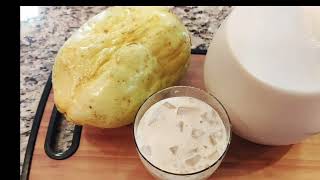 How to make Barbadine  GIANT Granadilla PunchSmoothie super Delicious amp Easy Part 1 of 2 Series [upl. by Ermengarde]