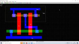 EXPERIMENT 3 LAYOUT OF 2 INPUT CMOS NAND GATE [upl. by Dnana389]