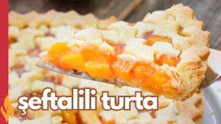 ŞEFTALİLİ TURTA TARİFİ 🍑🥧 Garantili Turta Hamuru 💯 [upl. by Elegna]