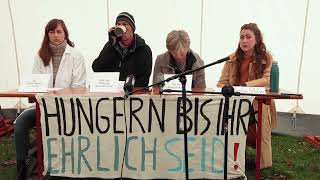 HE I Pressekonferenz vom 05 April 2024 I Hungerstreik [upl. by Peadar]