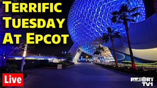 🔴Live Terrific Tuesday at Epcot  Walt Disney World  52124 [upl. by Rafaelia]