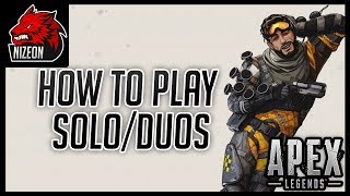 HOW TO PLAY SOLO APEX LEGENDS [upl. by Asiruam]