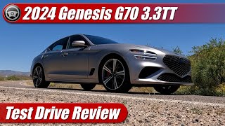 2024 Genesis G70 Sport Prestige RWD Test Drive Review [upl. by Halland]