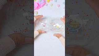 Hello Kitty VS Pom Pom Purin bubbles squishy using nano tape sanrio hellokitty pompompurin [upl. by Trefor129]