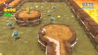 Super Mario 3D World World Castle6  Rammerhead Reef [upl. by Inaflahk]