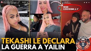 TEKASHI RE4CCI0NA A CANCION DE YAILIN Y LE DECLARA LA GUERR4  LANZA CANCION PARA TUMBARLE EL S0NID0 [upl. by Enilauqcaj158]