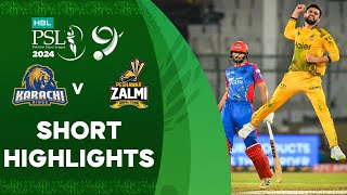 Short Highlights  Karachi Kings vs Peshawar Zalmi  Match 29  HBL PSL 9  M1Z2U [upl. by Mccomb344]