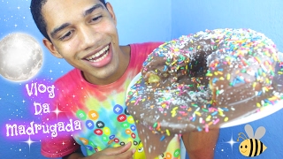 BOLO VULCÃO DE CHOCOLATE VlogDaMadrugada [upl. by Brookes]