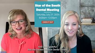 2024 Star of the South Dental Meeting Speakers Wendy Askins and Amber Weber [upl. by Monjo]